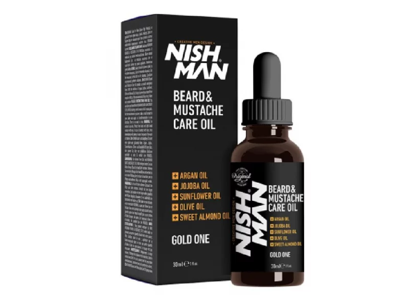 Nishman Beard & Moustache Care Oil - olej na bradu, 30 ml