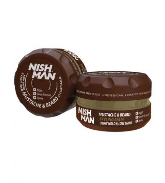 Nishman Beard and Moustache Styling Balm - stylingový vosk na bradu a vousy, 100 ml